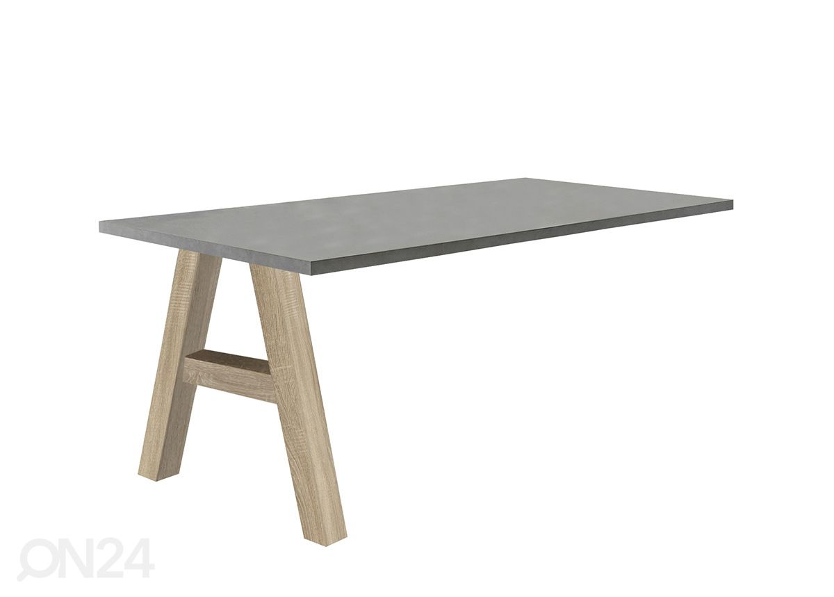 Kiinnitettävä työpöytä Mister Office A 120 cm kuvasuurennos