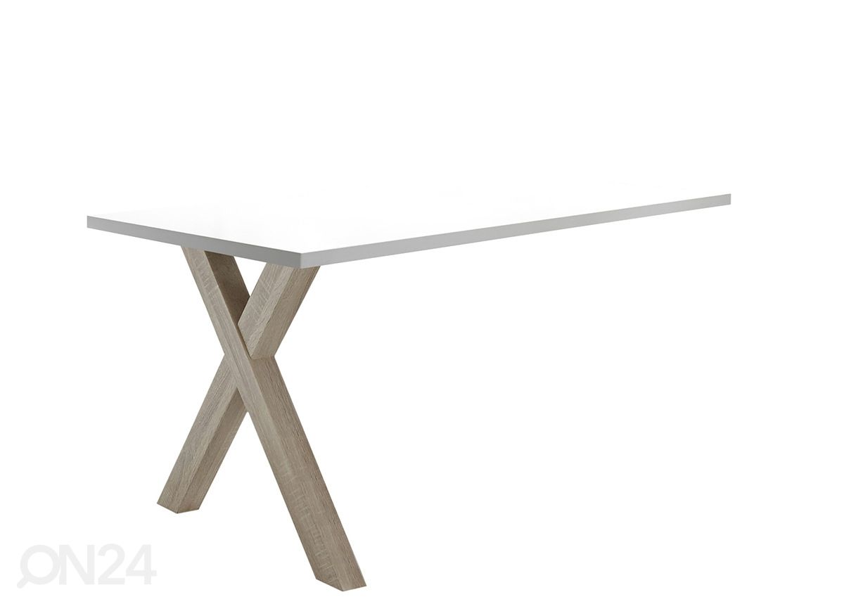 Kiinnitettävä työpöytä Mister Office X 120 cm kuvasuurennos