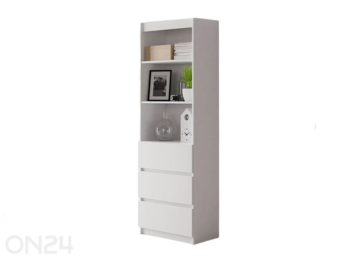 Kirjahylly laatikoilla 60 cm kuvasuurennos