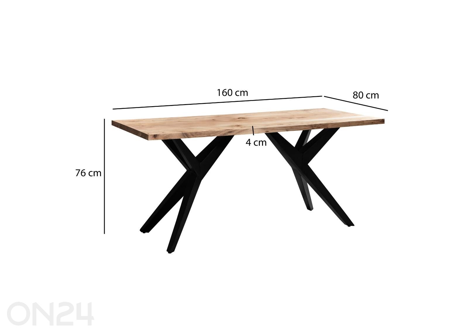 Kirjoituspöytä kuvasuurennos mitat