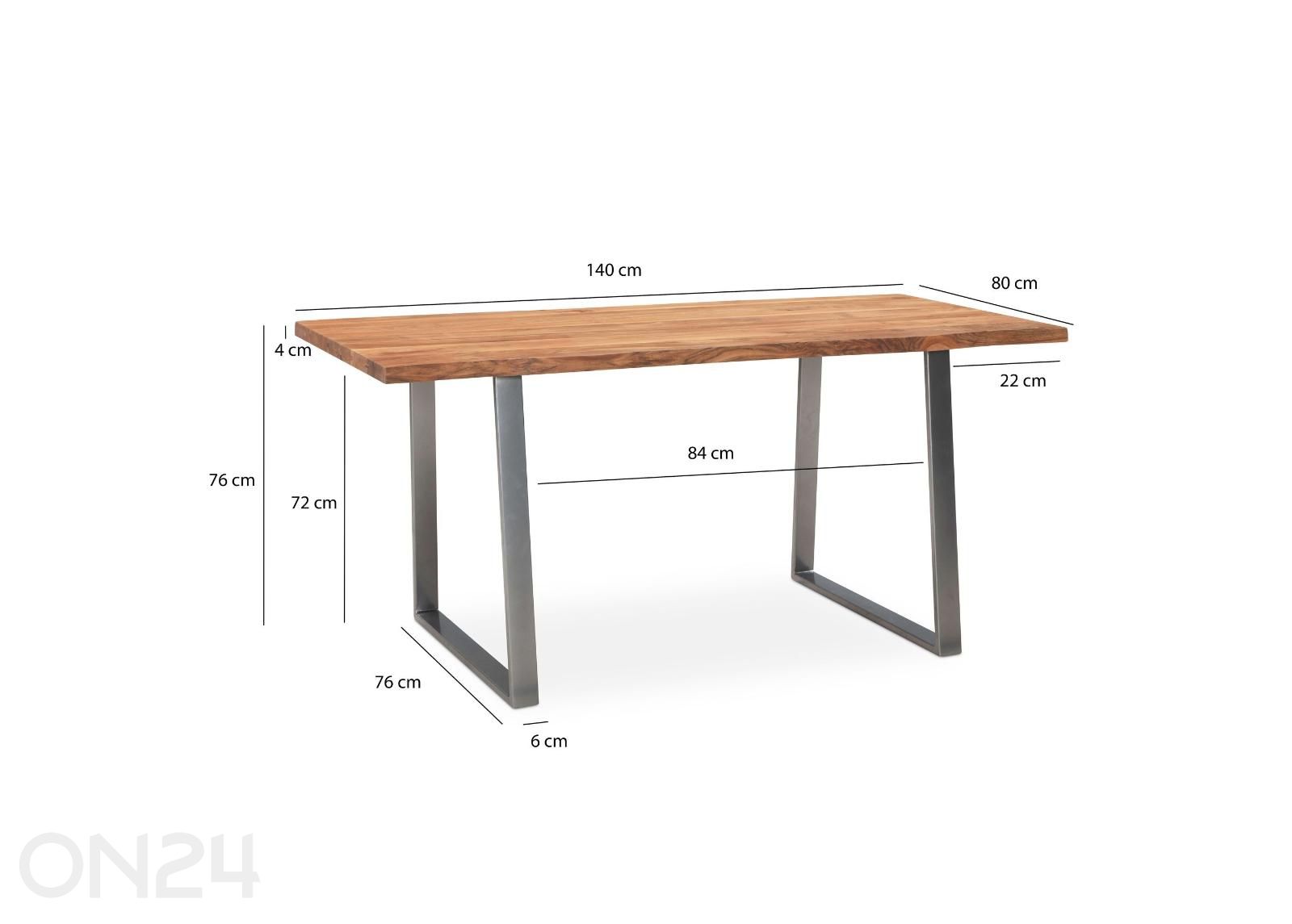 Kirjoituspöytä kuvasuurennos mitat