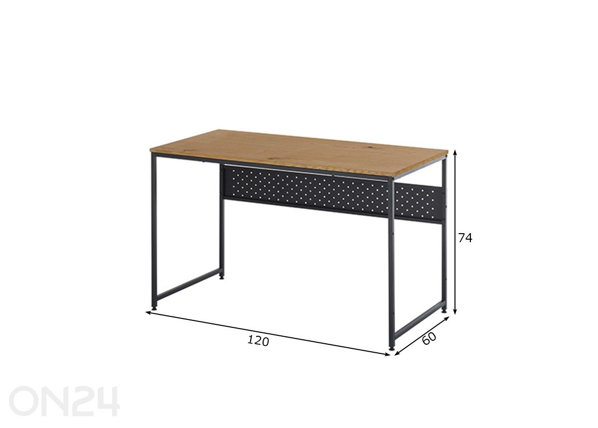 Kirjoituspöytä Corinth kuvasuurennos mitat