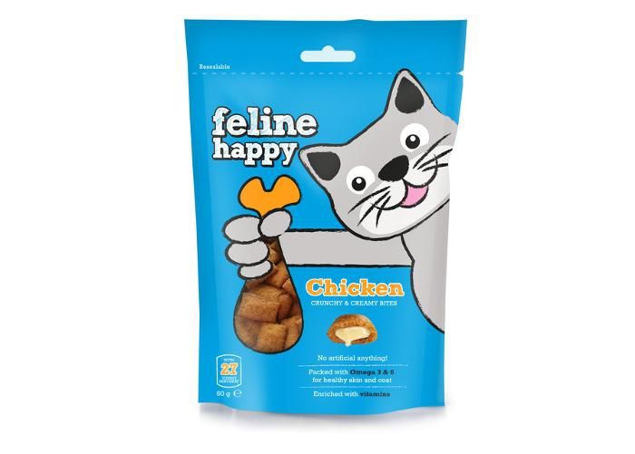 Kissan makupala feline happy kana 60 g kuvasuurennos