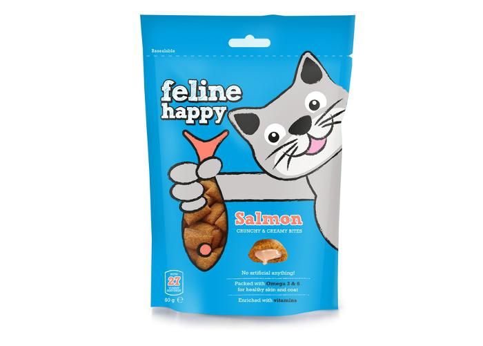 Kissan makupala feline happy lohi 60 g kuvasuurennos