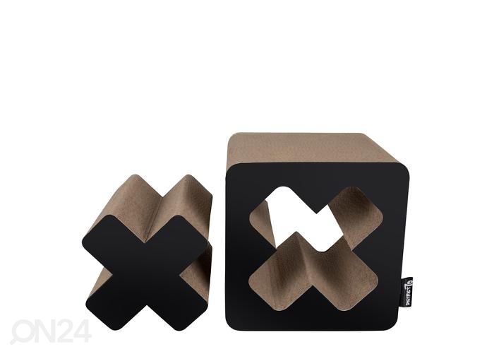 Kissan raapimislelu treasure 28 x 28 x 28 musta S kuvasuurennos