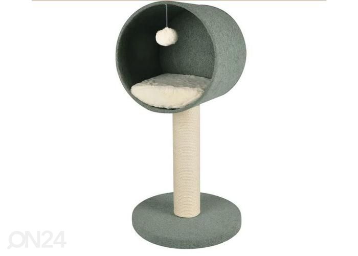 Kissan raapimispuu scandi vihreä 77x40x33.5 cm kuvasuurennos