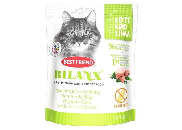 Kissan täysravinto bilanx kana t. viljaton 750 g kuvasuurennos