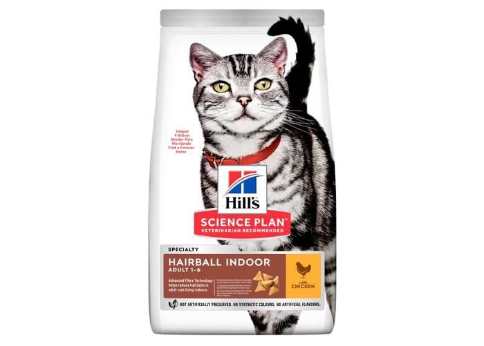 Kissan täysravinto hairball /indoor kana 1,5 kg kuvasuurennos