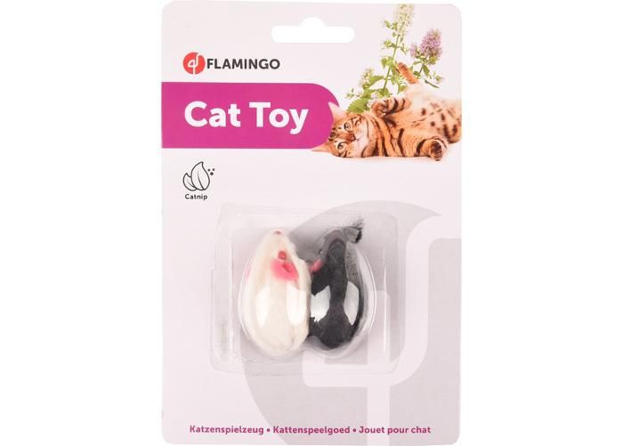Kissanlelu 2 hiiritä 6 cm kuvasuurennos