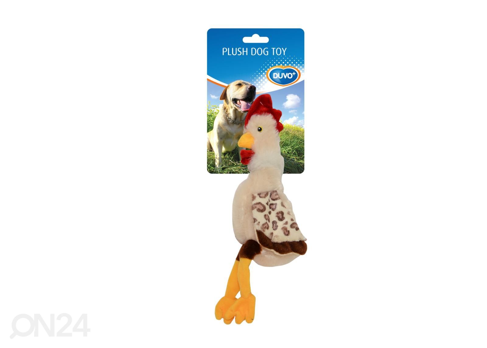Koiralelu pluche kana Duvo+ kuvasuurennos