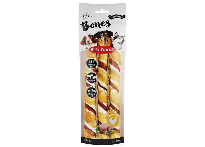 Koiran bones kanakierre 3in1 m/l 250 g n3 kuvasuurennos