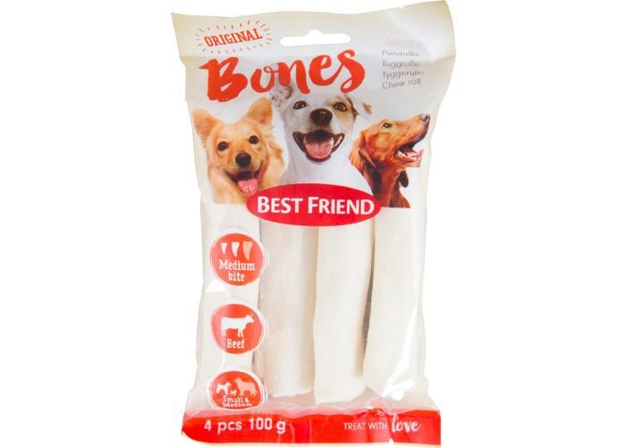 Koiran bones makupala valkoinen s / m 100 g N4 kuvasuurennos