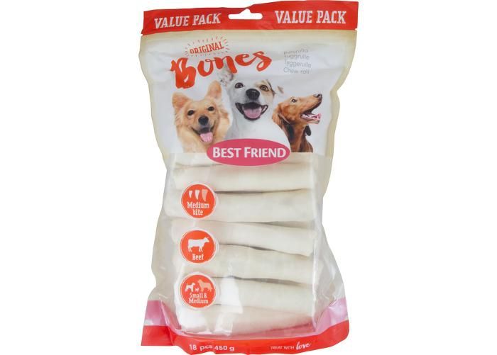 Koiran bones pururulla valkoinen S/M 450 g n18 kuvasuurennos
