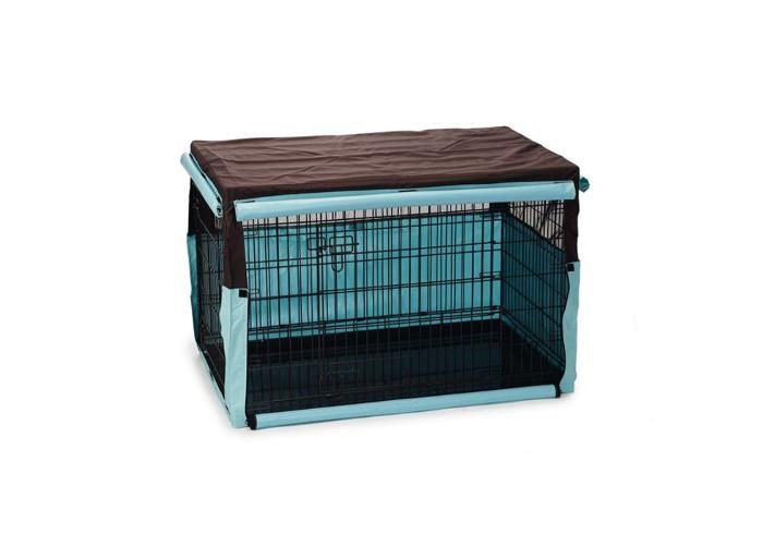Koiran häkin suojapeite benco 63x55x61 cm sininen kuvasuurennos