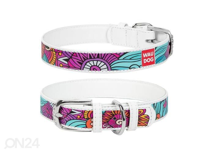 Koiran kaulapanta waudog summer 12 mm 21-29 cm valkoinen kuvasuurennos