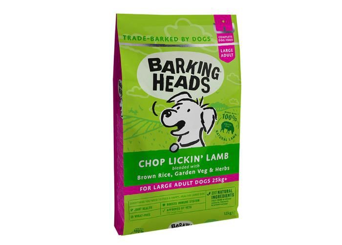 Koiran kuivaruoka Barking Heads Chop lickin lamb suurikokoiselle rodulle 12 kg kuvasuurennos