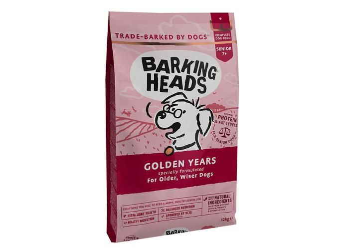 Koiran kuivaruoka Barking Heads Golden years seniori 12 kg kuvasuurennos