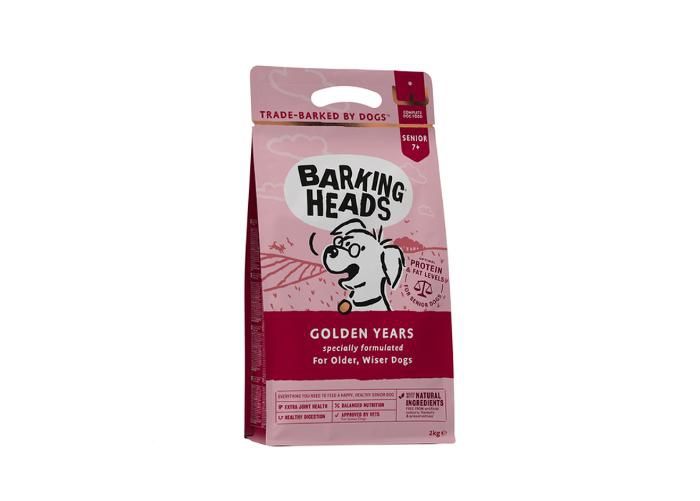 Koiran kuivaruoka Barking Heads Golden years seniori 2 kg kuvasuurennos