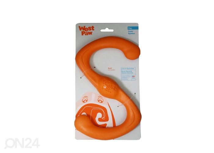 Koiran lelu Bumi L 25,4 cm oranssi kuvasuurennos