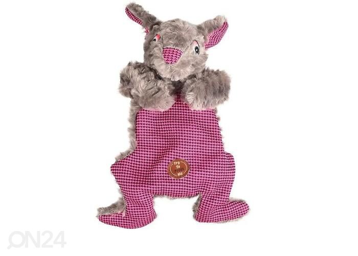 Koiran lelu jänis Miray roosa 31 cm kuvasuurennos