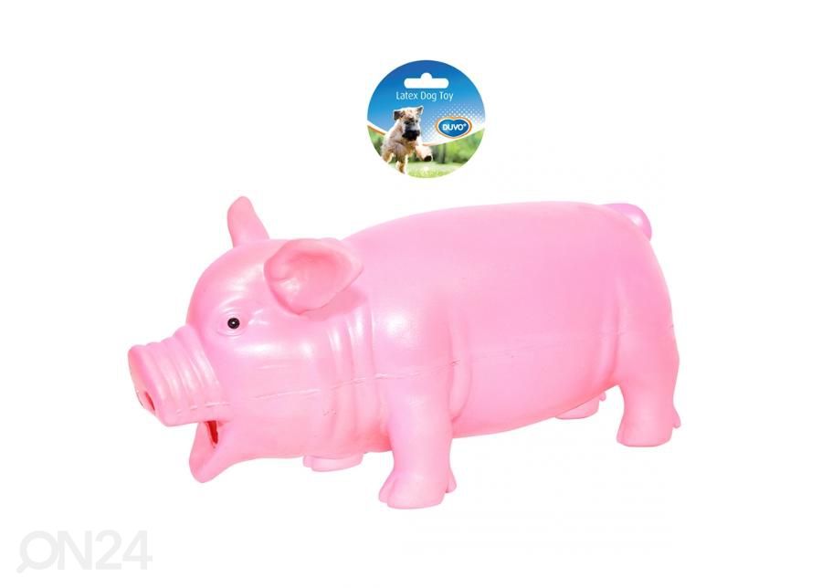 Koiran lelupossu 15 cm pinkki Duvo + kuvasuurennos