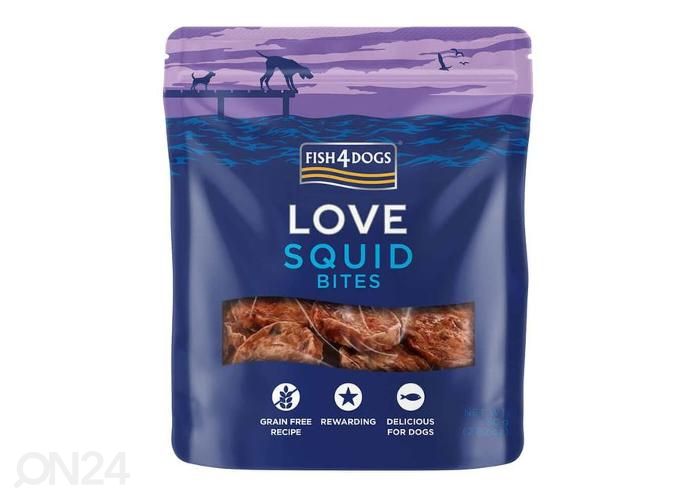 Koiran makupala squid bites 80 g kuvasuurennos