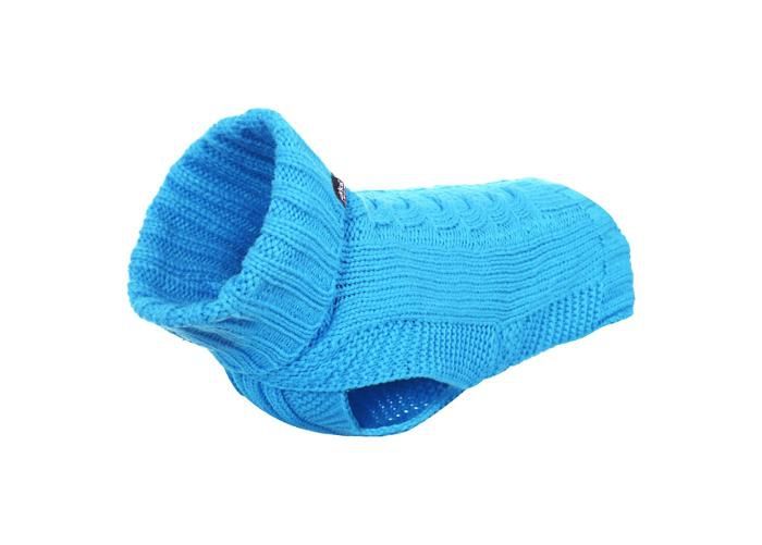 Koiran neule Wooly L sininen kuvasuurennos