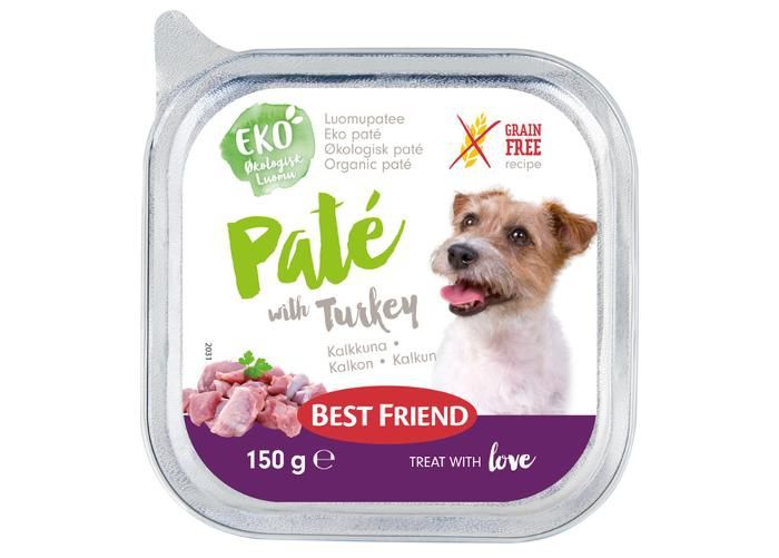 Koiran pateeruoka organic kalkkuna viljaton kuvasuurennos
