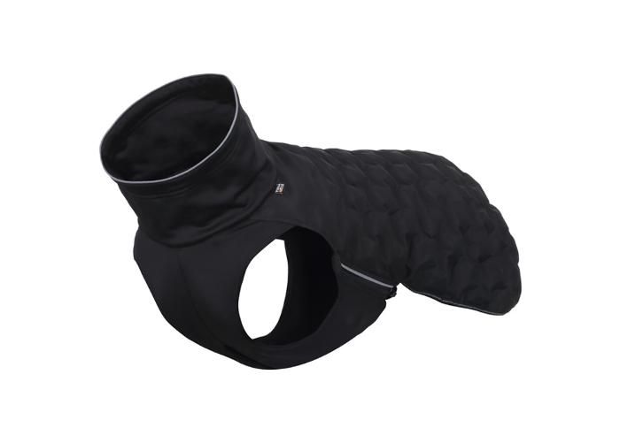 Koiran takki flow coat 30 cm musta kuvasuurennos
