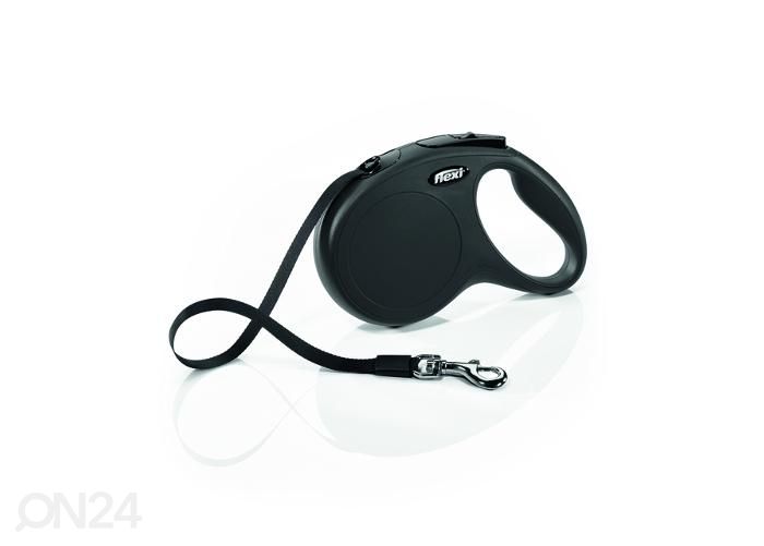 Koiran talutin classic compact m 5 m musta kuvasuurennos