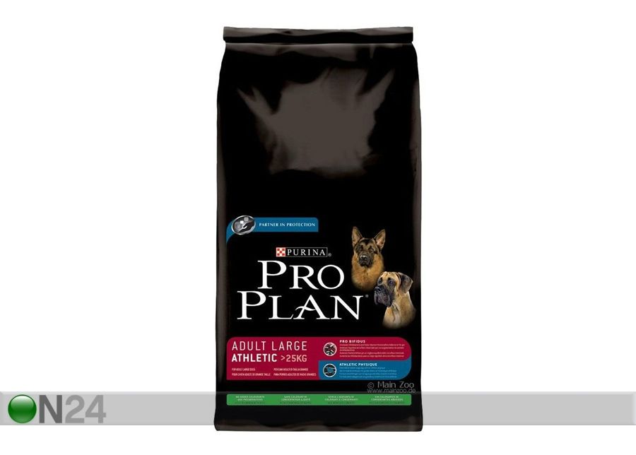 Koiranruoka Pro Plan Adult Athletic Dog lammas & riisi 14 kg kuvasuurennos