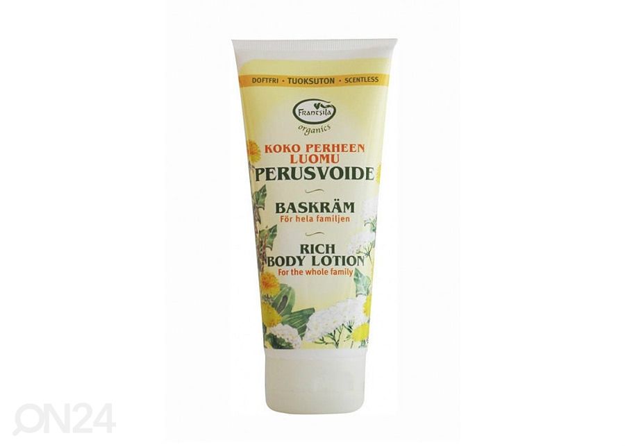 Koko perheen mieto vartalovoide 200ml kuvasuurennos