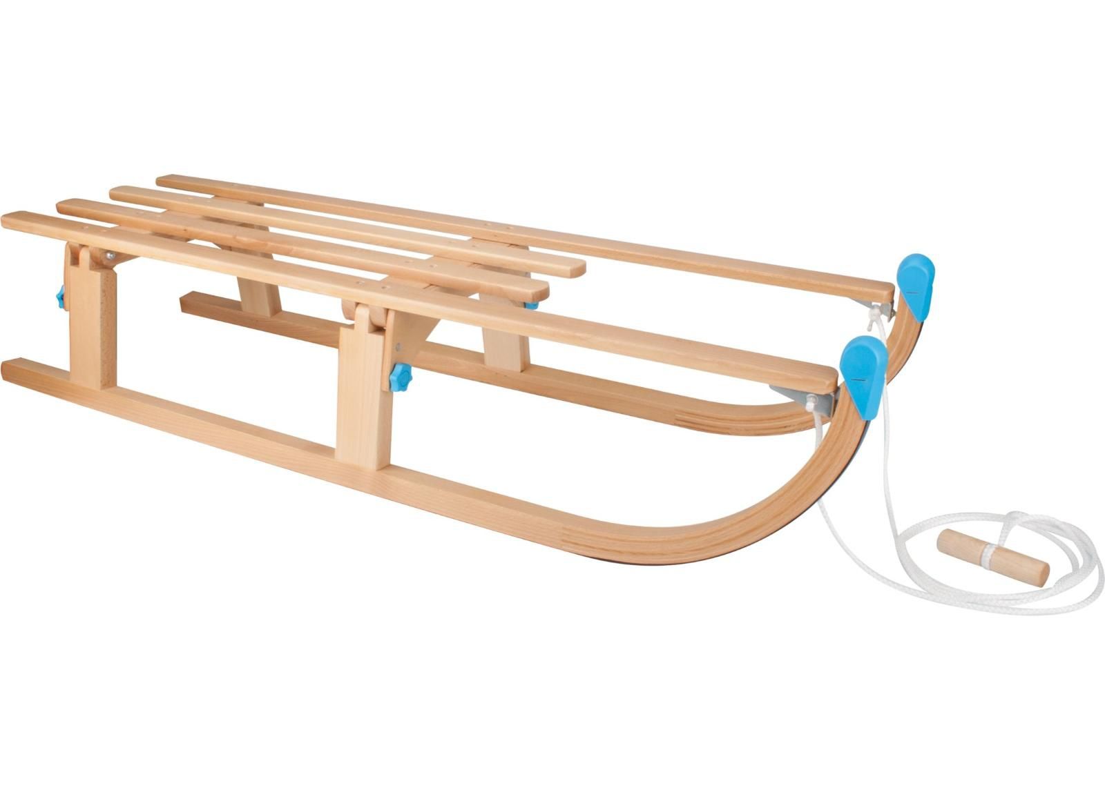 Kokoontaitettava puinen kelkka Nijdam kuvasuurennos