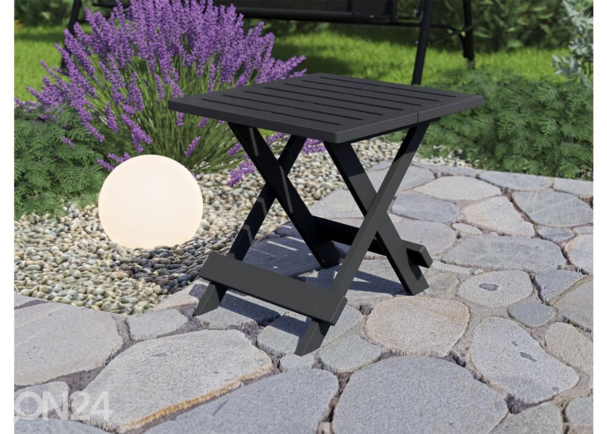 Kokoontaitettava terassipöytä Zokal 44x45 cm kuvasuurennos