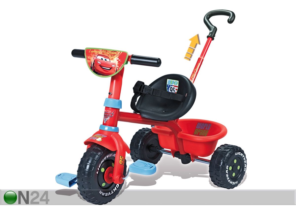 Kolmipyöräinen lasten pyörä SMOBY CARS 2 kuvasuurennos