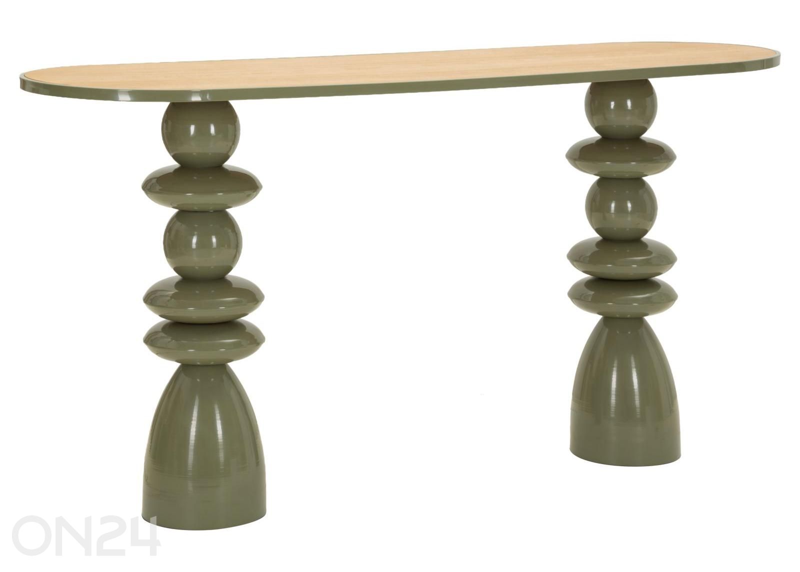 Konsolipöytä, 150x45x77,5 cm, vihreä kuvasuurennos