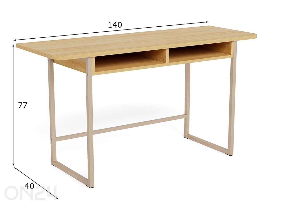 Konsolipöytä Darlington kuvasuurennos mitat