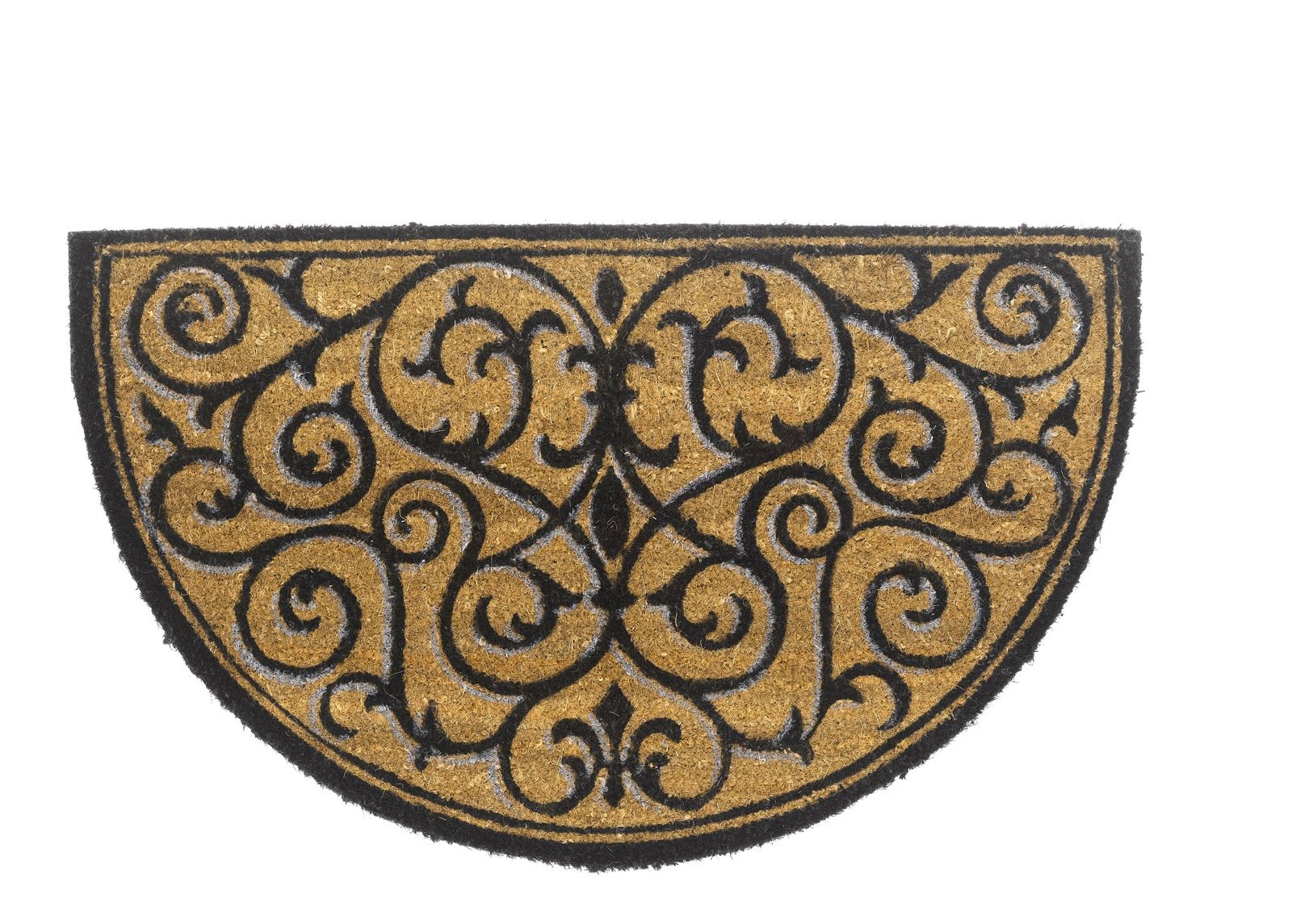 Kookosmatto Ruco Design 45x75cm, puoliympyrä kuvasuurennos