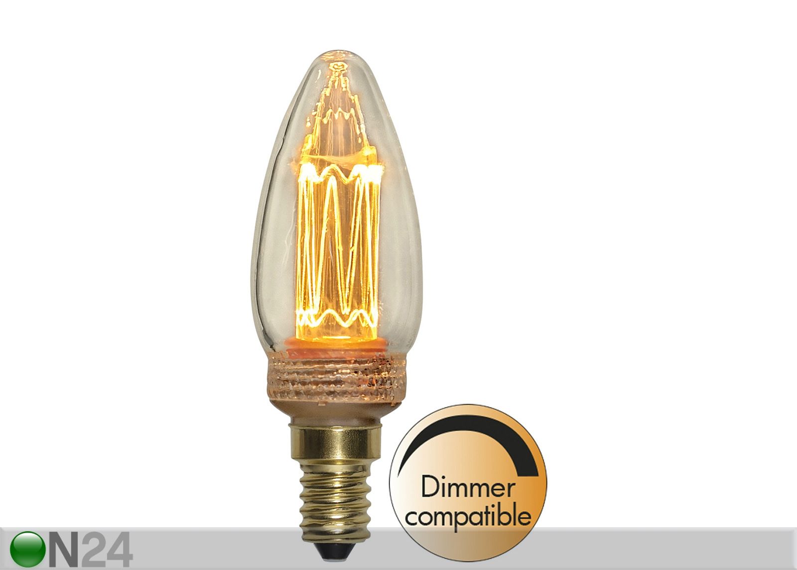 Koristeellinen LED-lamppu E14 2,3W kuvasuurennos