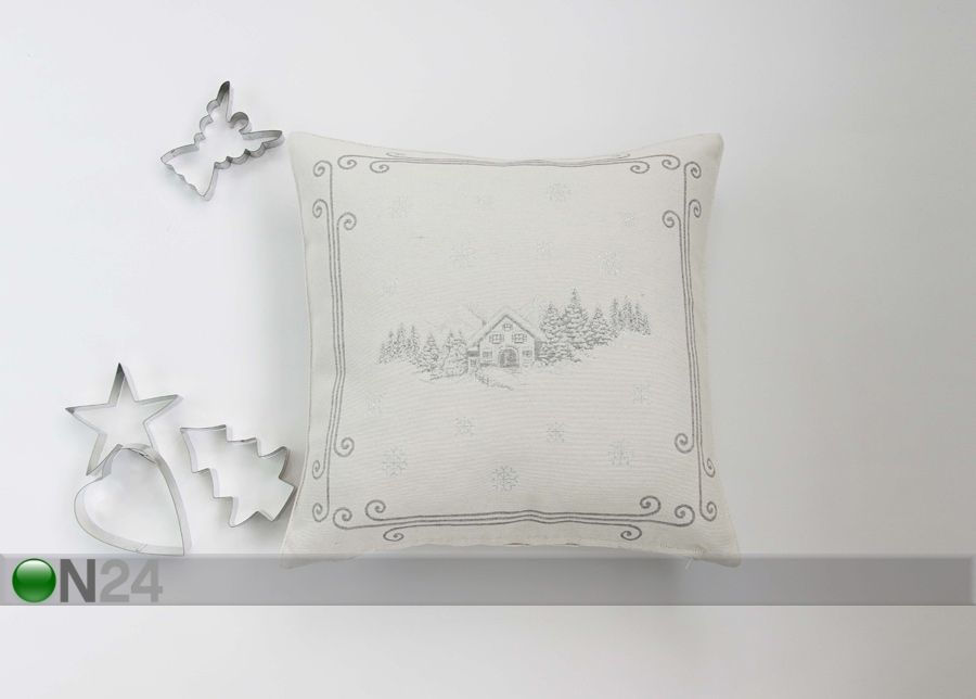 Koristetyyny CHALET LUREX v.6 45x45 cm kuvasuurennos