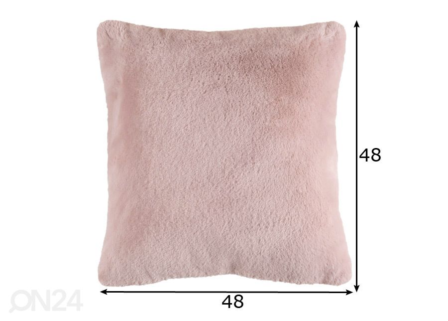 Koristetyyny Heaven Powder Pink kuvasuurennos mitat