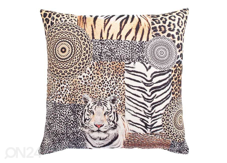 Koristetyyny Leopard 68x68 cm kuvasuurennos