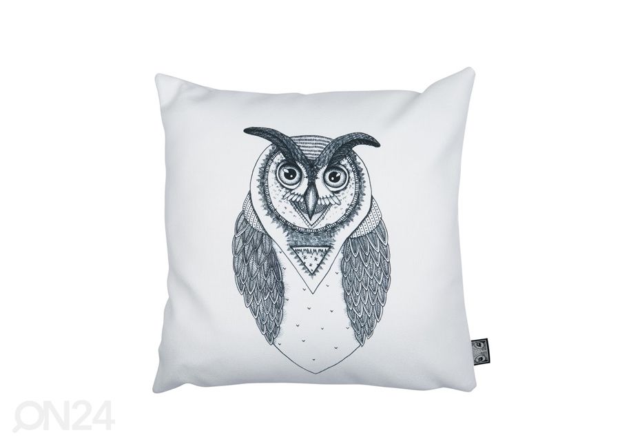 Koristetyyny Pöllö 40x40 cm kuvasuurennos