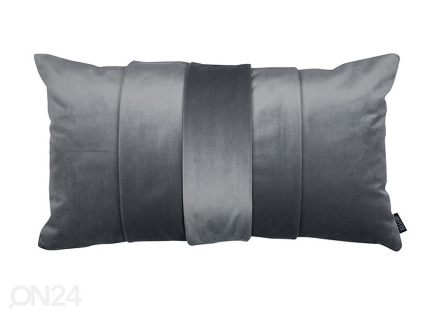 Koristetyyny Velvet Trio Mini vaaleanharmaa 30x50 cm kuvasuurennos