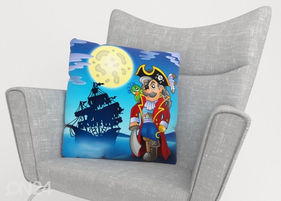 Koristetyynyliina Pirate 40x40 cm kuvasuurennos