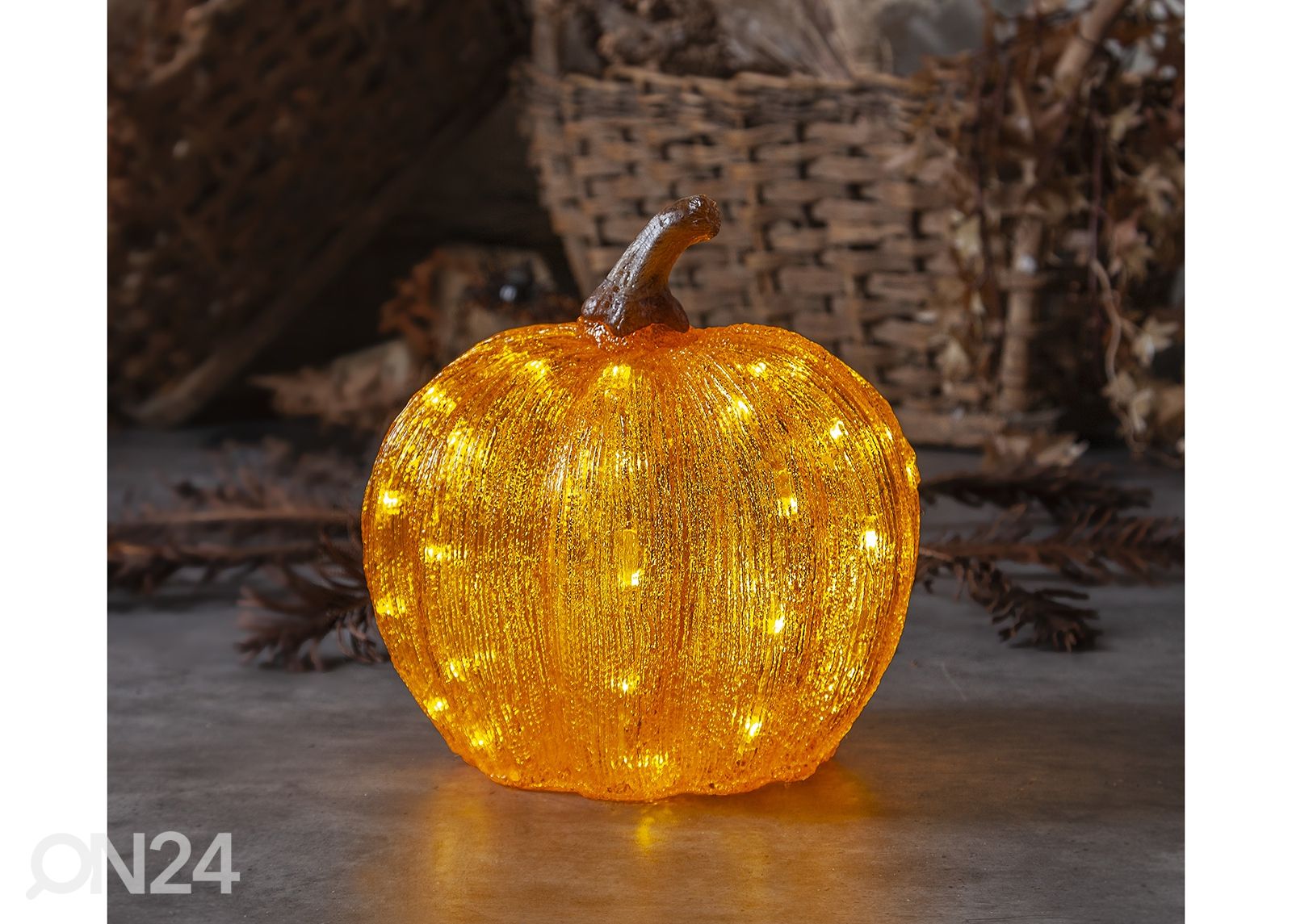 Koristevalaisin Harvy Ø25 cm, oranssi kuvasuurennos