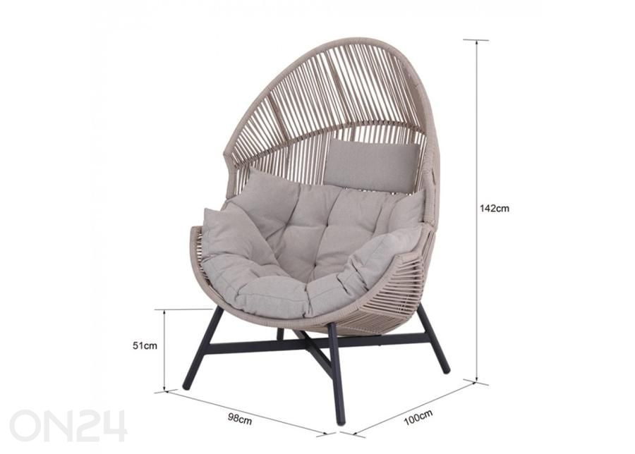 Korituoli Holland kuvasuurennos mitat