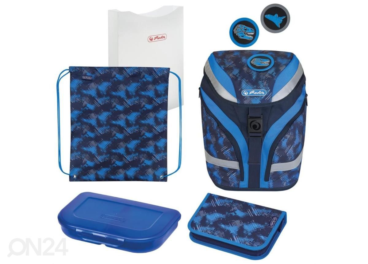 Koulu- ja selkäreppu Softflex Plus Dino kuvasuurennos
