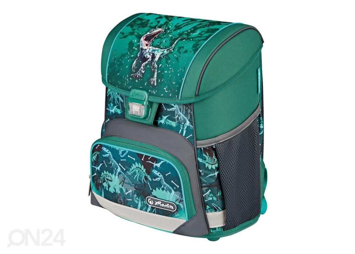 Koululaukku Herlitz Loop Green Rex 16 L kuvasuurennos