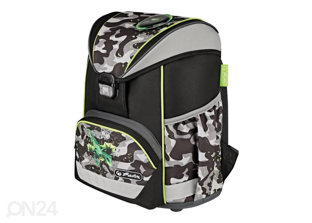 Koululaukku Herlitz Ultralight Camo Dragon 15 L kuvasuurennos